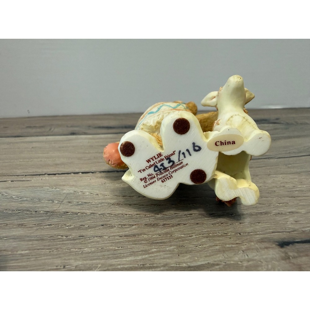 Cherished Teddies Wylie "I'm Called Little Friend" 1994 Enesco - Picture 5 of 6